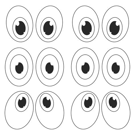 Printable Eyeball Template